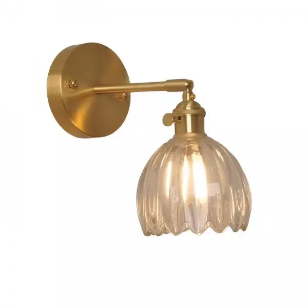 BowLift | Glass Tulip Flower Wall Lamp | Elegant Flower Lighting for a Stylish Interior - MurCharm