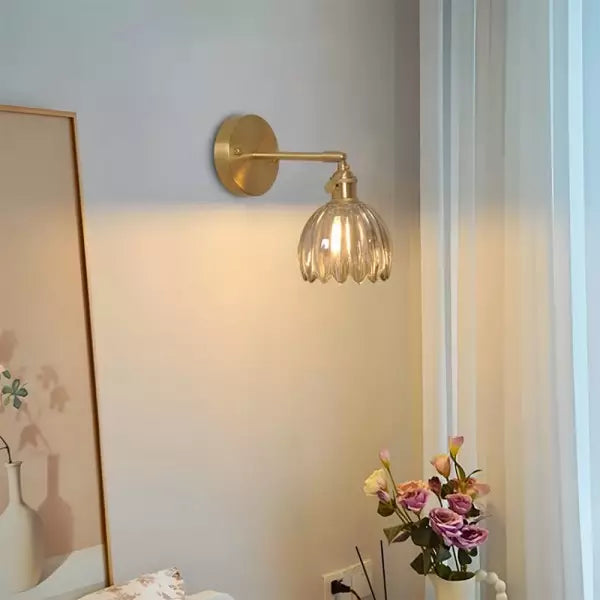 BowLift | Glass Tulip Flower Wall Lamp | Elegant Flower Lighting for a Stylish Interior - MurCharm