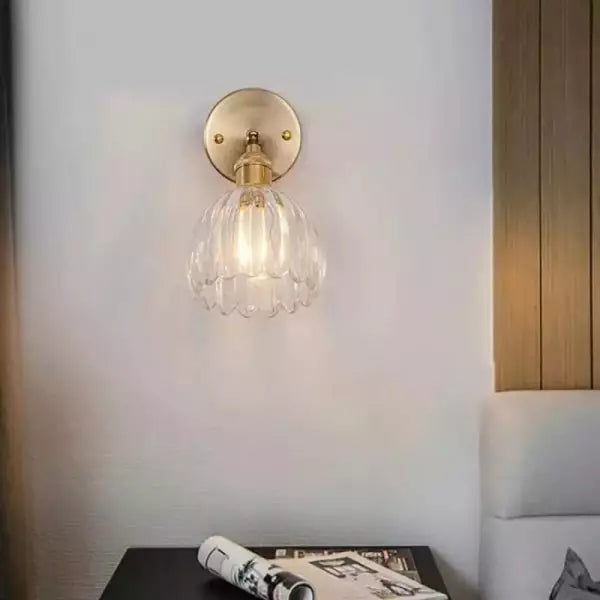 BowLift | Glass Tulip Flower Wall Lamp | Elegant Flower Lighting for a Stylish Interior - MurCharm