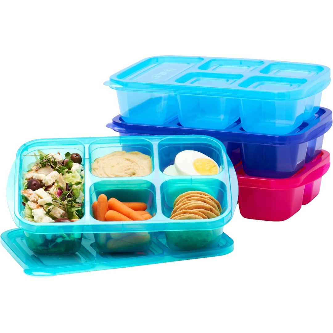 BowLift | Reusable 5-compartment Food Storage Containers – 8-piece Set