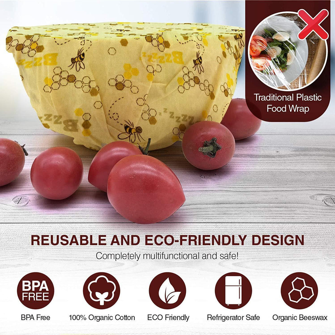 BowLift | Reusable Beeswax Food Wrap (3 pcs)