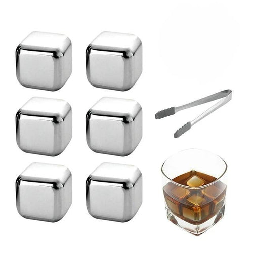 Reusable Stainless Steel Wine Cooling Cube | Bowlift