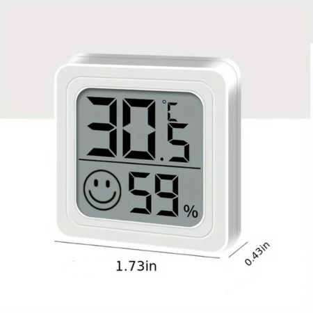 BowLift | Indoor LCD Digital Thermometer and Hygrometer with Temperature and Humidity Sensor