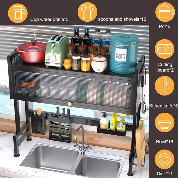 Over The Sink Cabinet Rack Bowlift