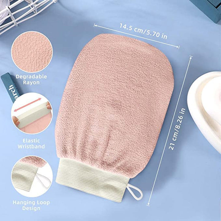 Exfoliating & Dead Skin Remover Mitt Glove Bowlift