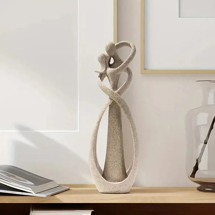 BowLift | Romantic Wax Sculpture - Serene Embrace