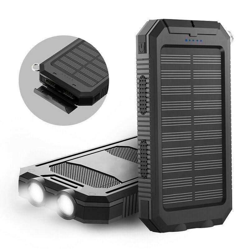 BowLift | Waterproof Solar Power Bank with LED Flashlight