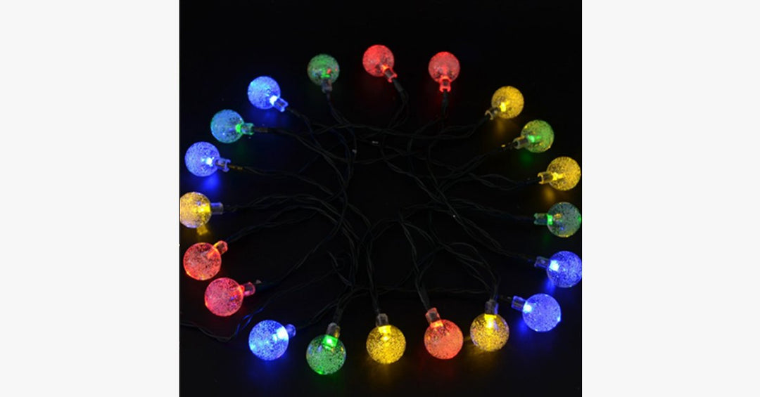 BowLift | Solar-powered LED crystal ball lights - Stylishly decorate!