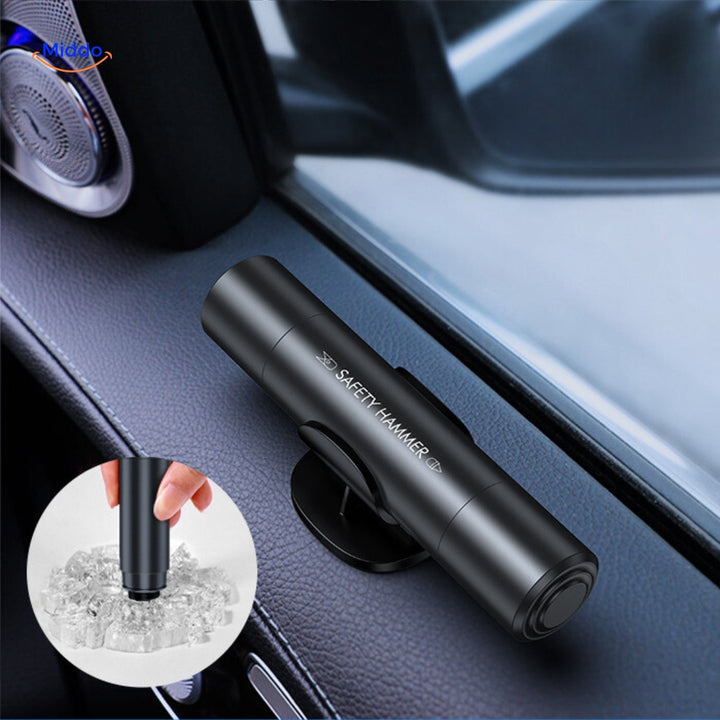 BowLift | Élégance | 2-in-1 Emergency Tool | Window Breaker - Seat Belt Cutter - Compact