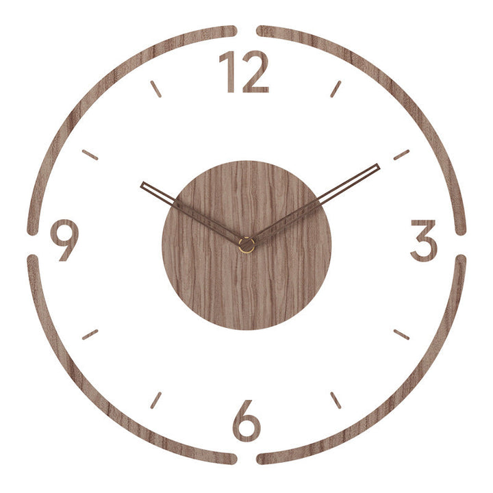 BowLift | Scandinavian Style Wooden Wall Clock - WoodWave