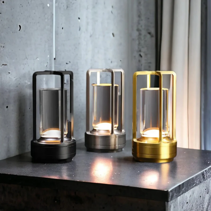 BowLift | Scandinavian Wireless LED Table Lamp - NordicaGlow