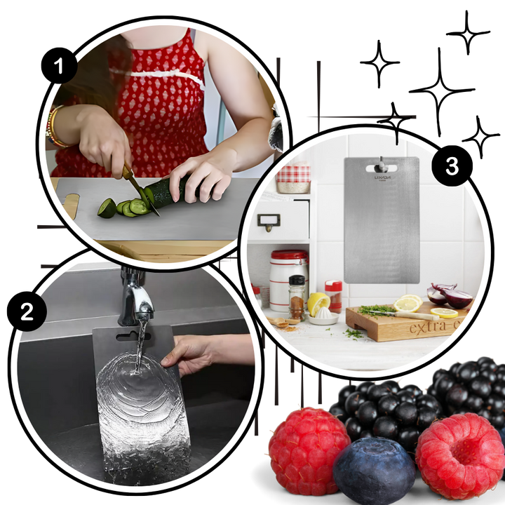 BowLift | Scratch-resistant Titanium Cutting Board