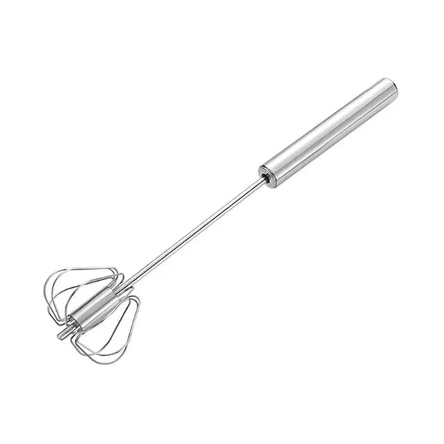 Semi-automatic Egg Beater Stainless Steel Whisk Press Type Egg Beater | Bowlift