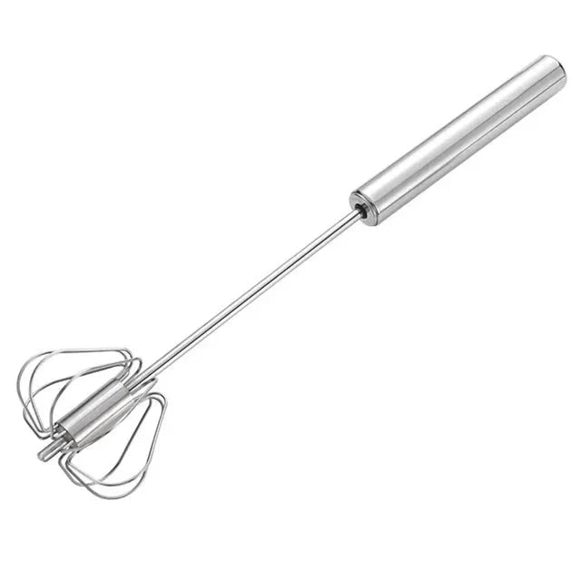 Semi-automatic Egg Beater Stainless Steel Whisk Press Type Egg Beater | Bowlift