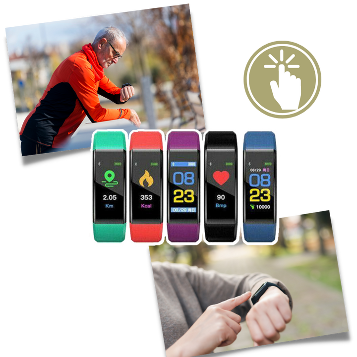 BowLift | VitaWatch | Senior Smartwatch with Health Monitor and Large LED Screen