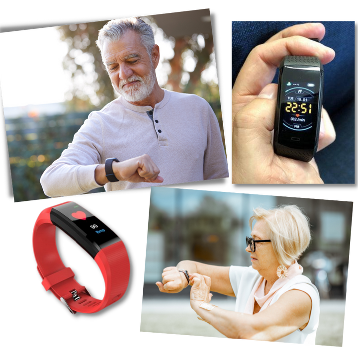 BowLift | VitaWatch | Senior Smartwatch with Health Monitor and Large LED Screen