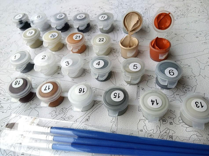 Ship at Sea - Van-Go Paint-By-Number Kit | Bowlift