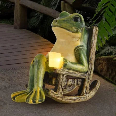 BowLift | FrogShine - Solar Garden Lighting Sculpture
