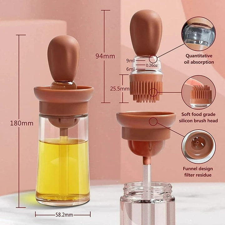 BowLift | Silicone Oil Bottle with Brush Head - OilBuddy