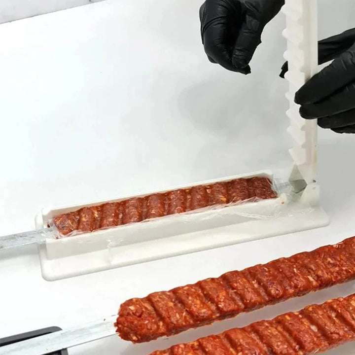 Single Row Kebab Maker BBQ Meat Skewer Reusable Barbecue Maker | Bowlift