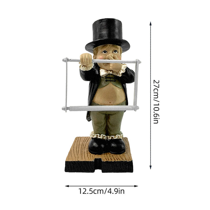 Gentleman Paper Towel Holder Decoration | Bowlift