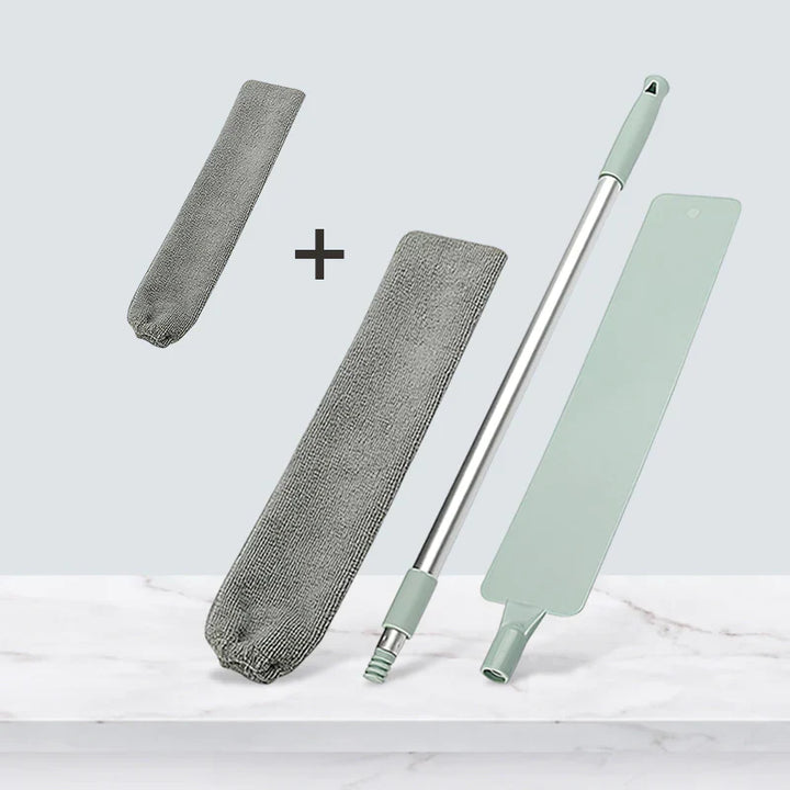 BowLift | Retractable Microfiber Cloth Dust Brush Gap Mop