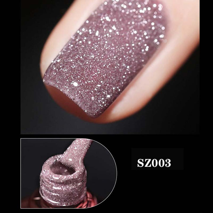 High density glitter nail gel polish | Bowlift