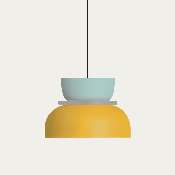 BowLift | Nordic Color Block Pendant Light Fixture - Modern Hanging Lamp for Kitchen & Dining Room