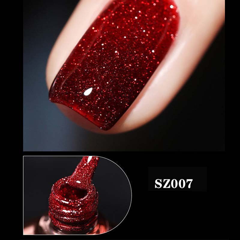 High density glitter nail gel polish | Bowlift