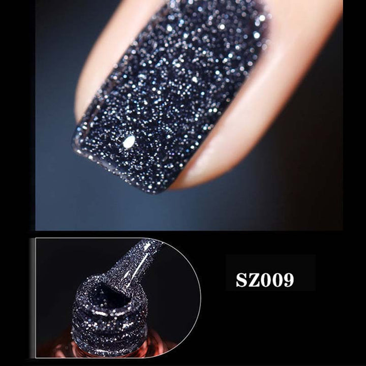 High density glitter nail gel polish | Bowlift