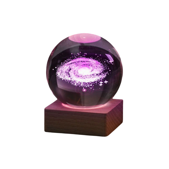 BowLift | 3D Galaxy Crystal Ball Night Light Decorative Lamp