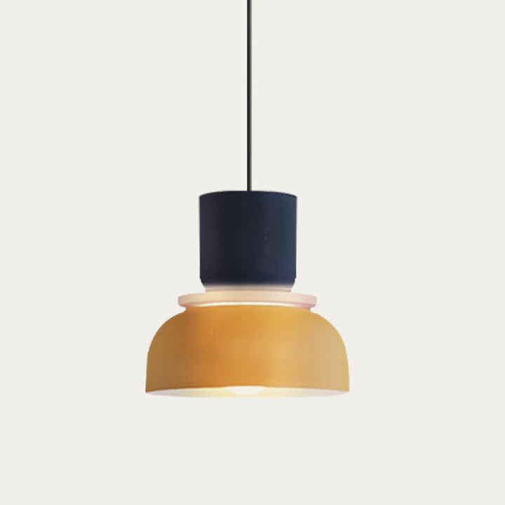 BowLift | Nordic Color Block Pendant Light Fixture - Modern Hanging Lamp for Kitchen & Dining Room