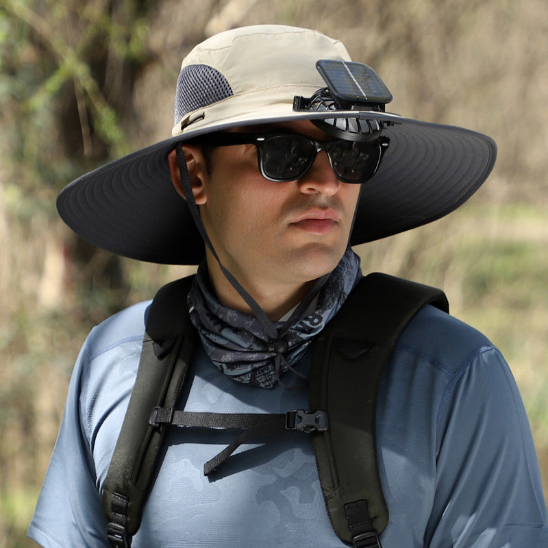 BowLift | Solar and USB Charging Fan Outdoor Fishing Hat