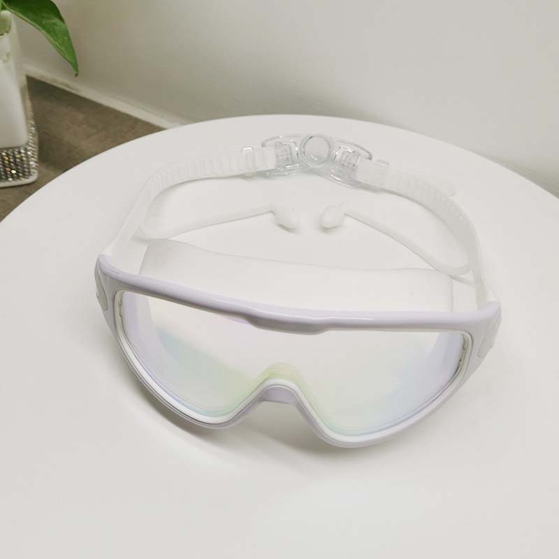 Wide View Anti-Fog Swimming Goggles Bowlift