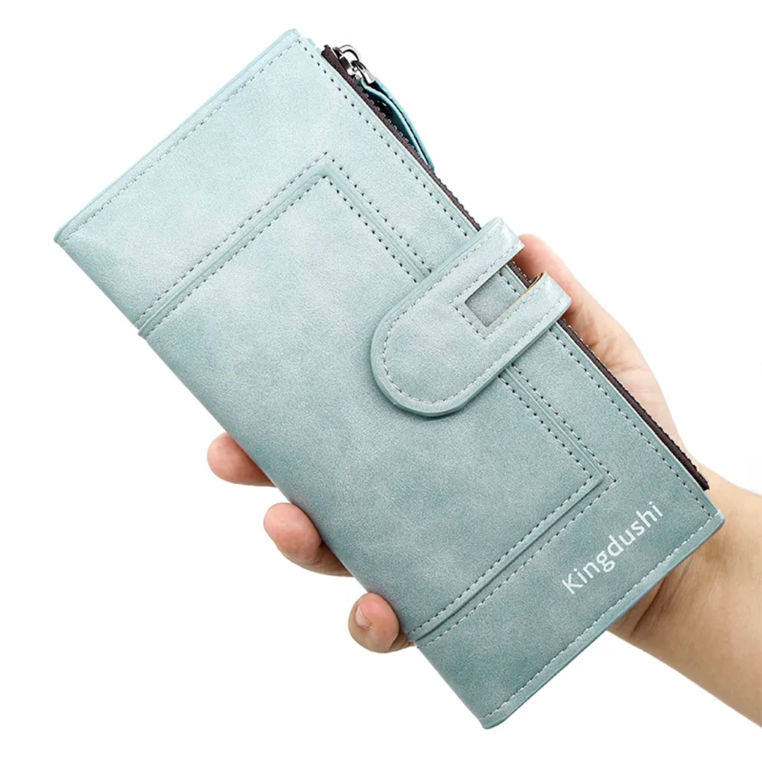 Long Leather Wallet for Ladies Bowlift