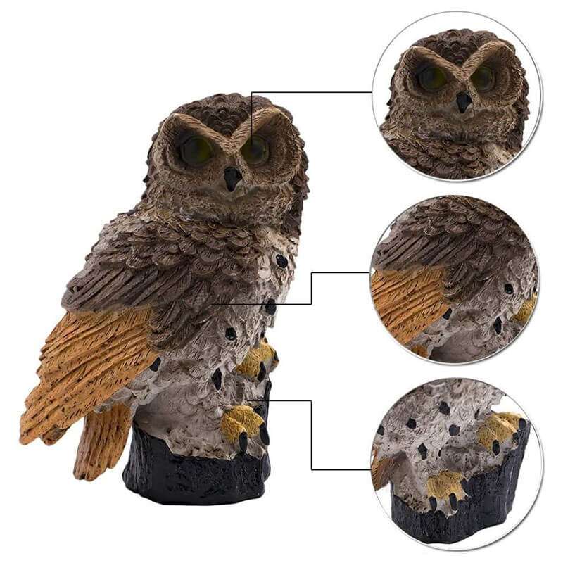 BowLift | Solar powered Owl Garden Lamp - OwlGlow
