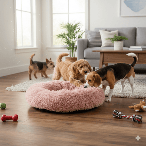 BowLift | SLUMBERPAWS BED – Calming Dog Bed for Deep, Restful Sleep