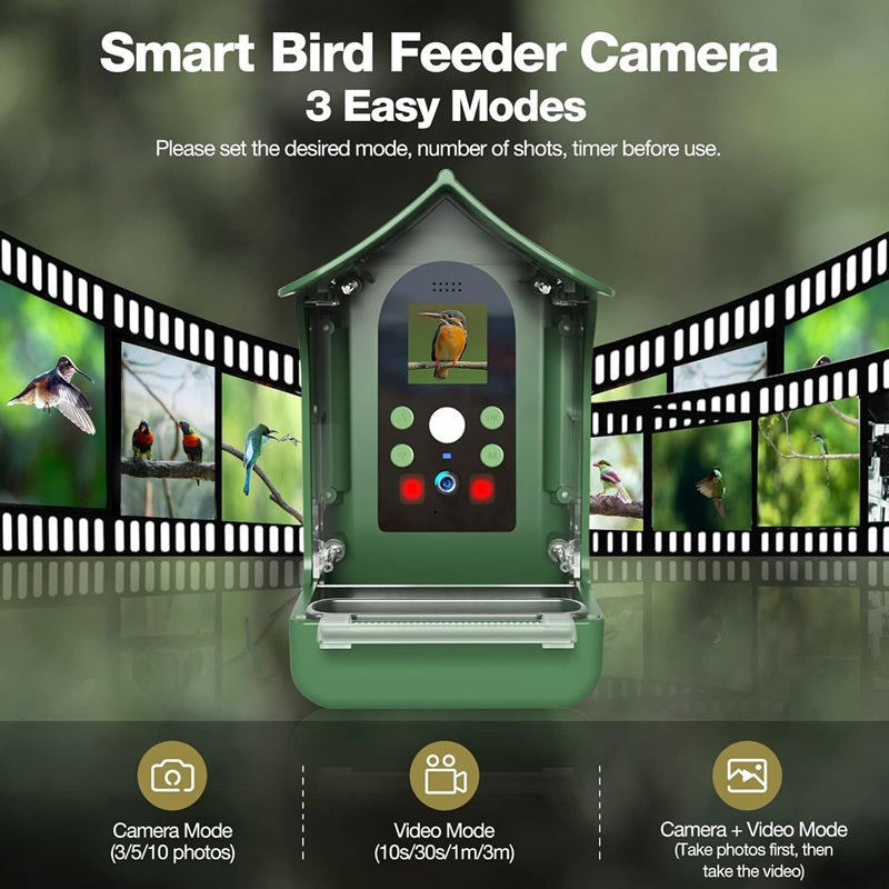 BowLift | Smart Bird Feeder with PIR Motion Detection and Auto Capture