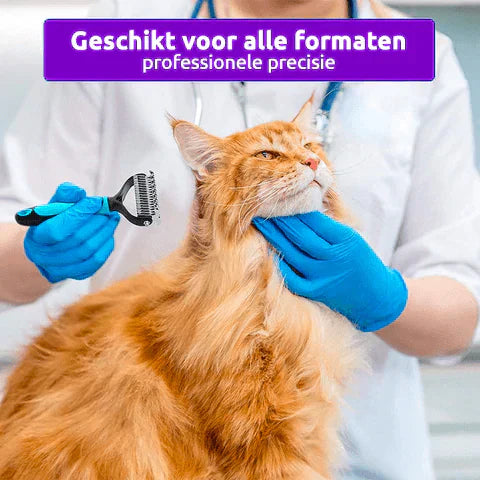 SmoothGroom Double-Sided Pet Grooming Comb Bowlift