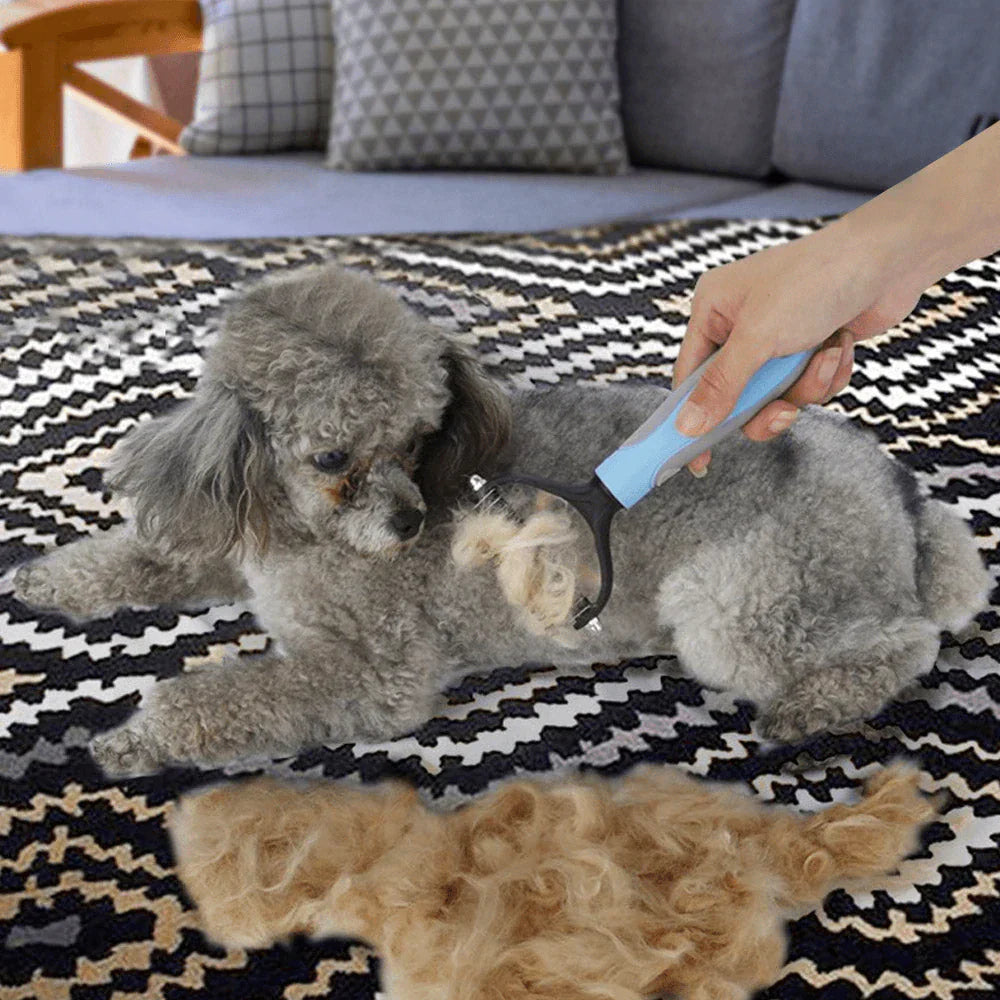 SmoothGroom Double-Sided Pet Grooming Comb Bowlift