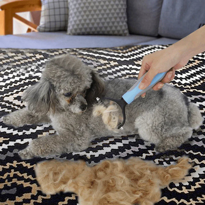 SmoothGroom Double-Sided Pet Grooming Comb Bowlift