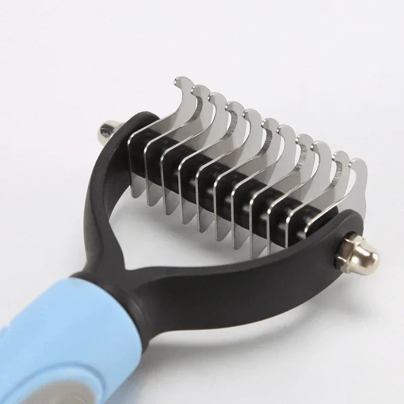 SmoothGroom Double-Sided Pet Grooming Comb Bowlift