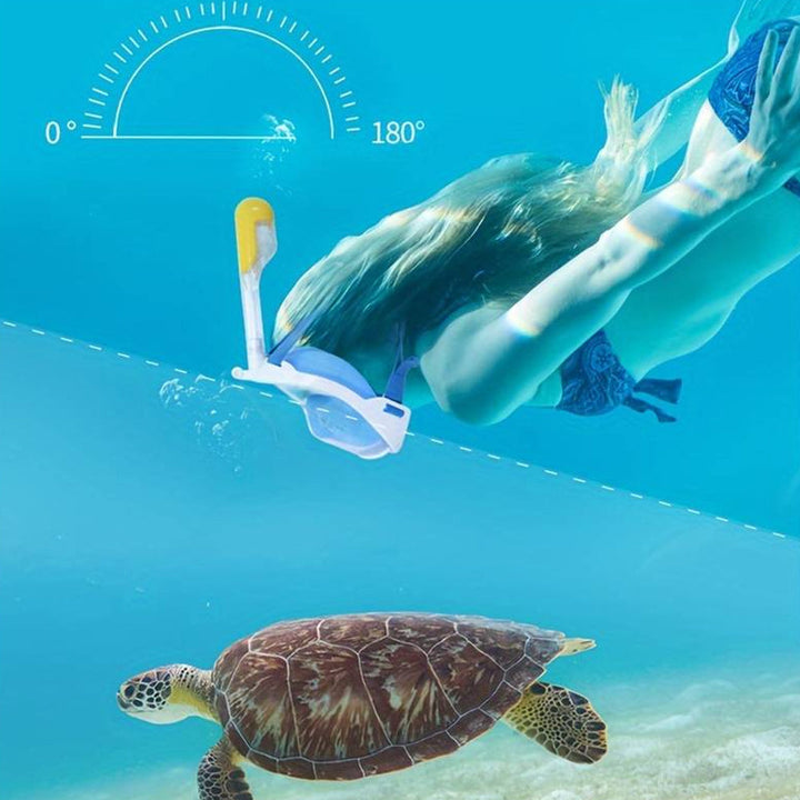 Snorkel mask for children and adults with snorkel and 180-degree visibility | Bowlift