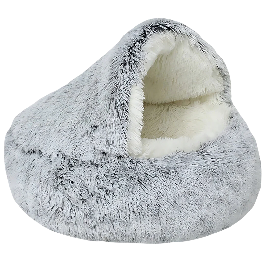 BowLift | Cat Cave Bed Plush Orthopedic Nest
