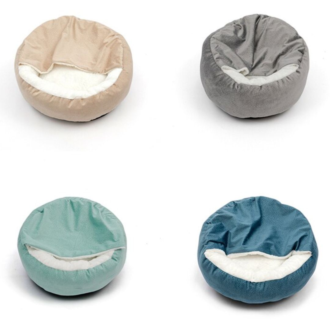 SnuggleNest Dog Cuddle Cave - The Ultimate Comfort for Your Pet Bowlift