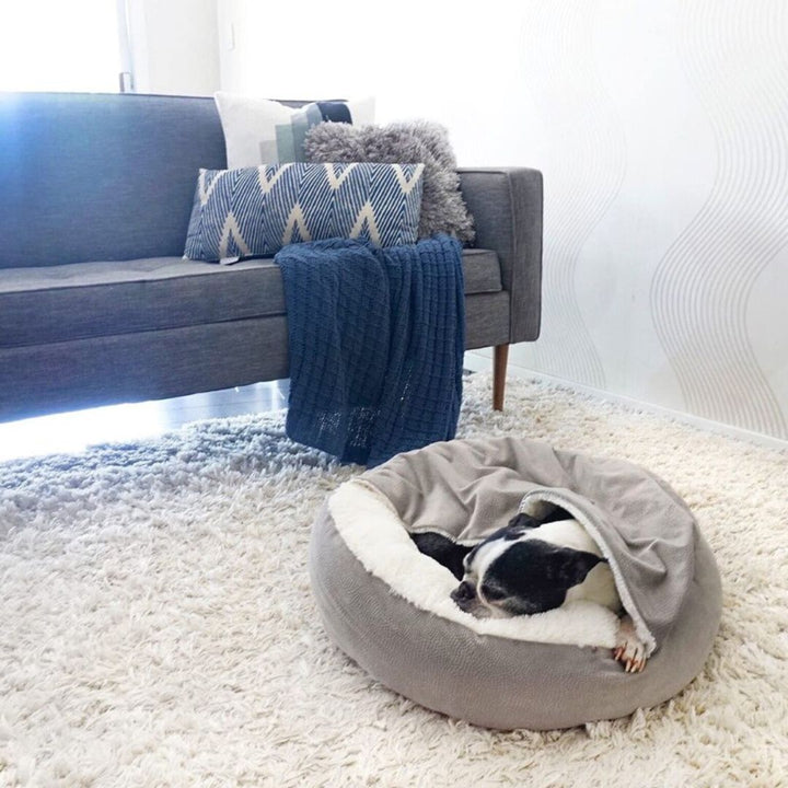 SnuggleNest Dog Cuddle Cave - The Ultimate Comfort for Your Pet Bowlift