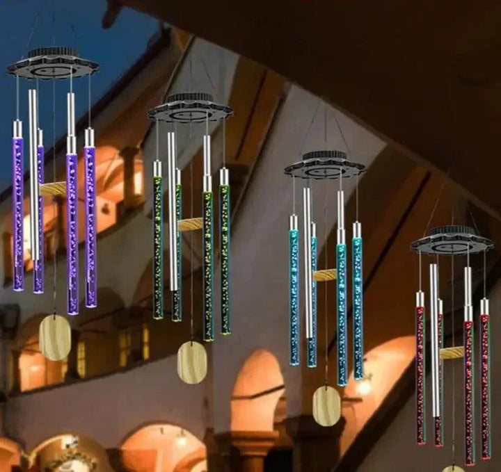 Harmony - Colorful Garden Wind Chime with Light and Sound Bowlift