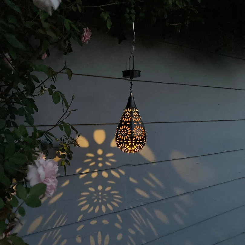 BowLift | Solar Energy Outdoor Hanging Lamp - LumaBright
