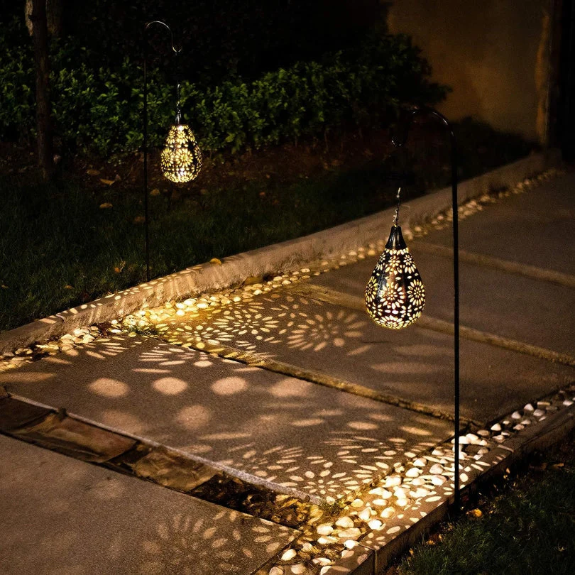 BowLift | Solar Energy Outdoor Hanging Lamp - LumaBright