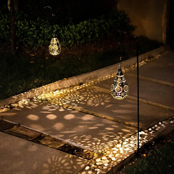 BowLift | Solar Energy Outdoor Hanging Lamp - LumaBright